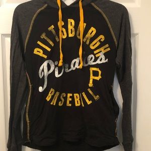 G3 For Her by Carl Banks Pittsburgh Pirates Hoodie Black and Yellow size small